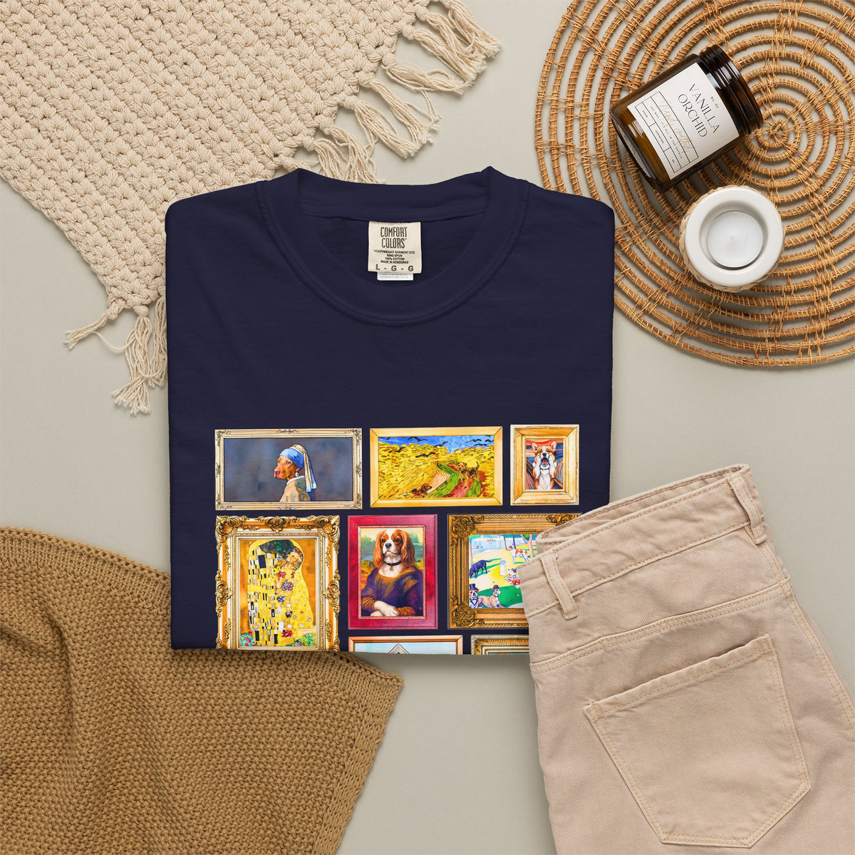 Dog Art Gallery Tee