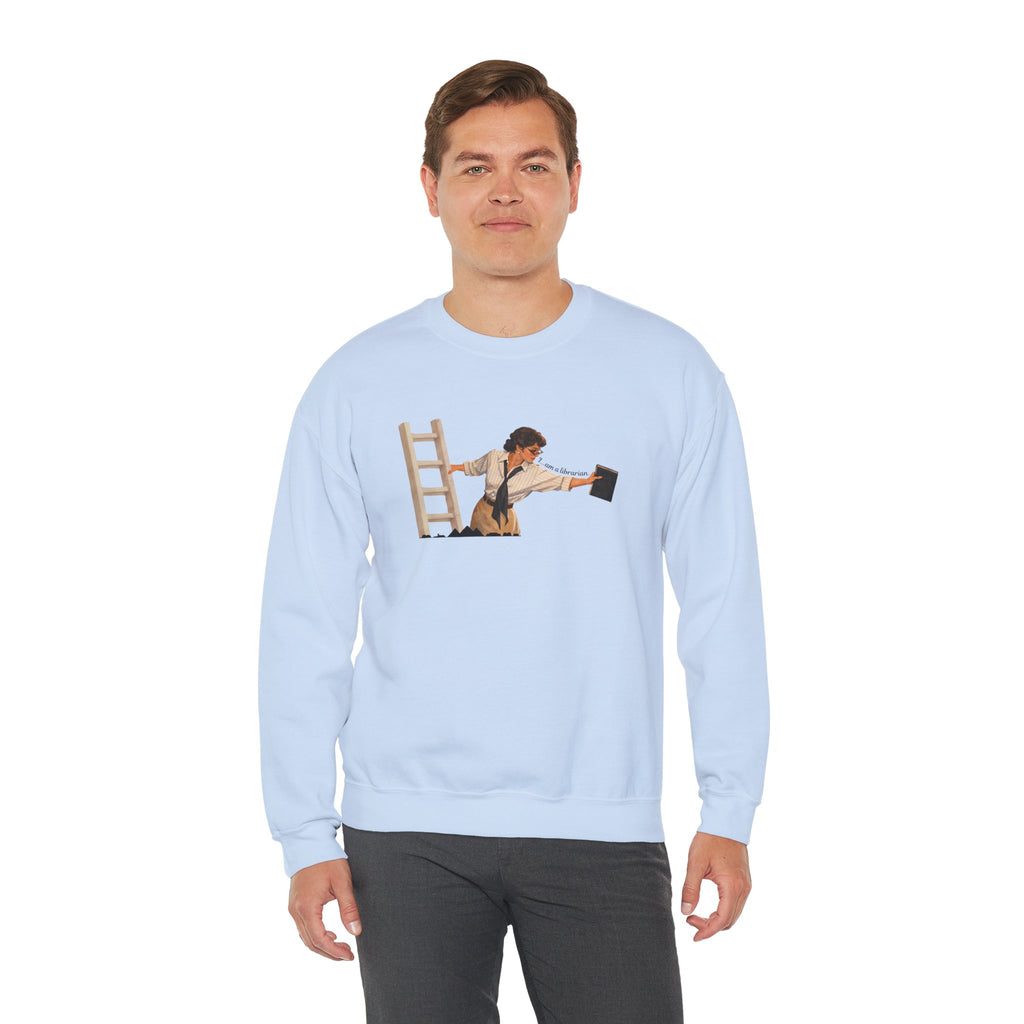 Vintage Evelyn Librarian Crewneck Sweatshirt