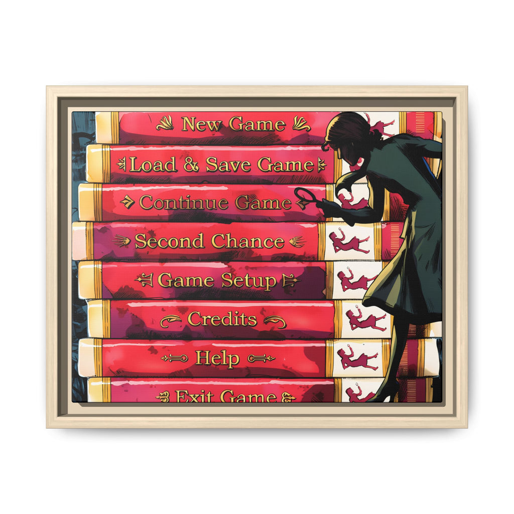 Detective Framed Canvas