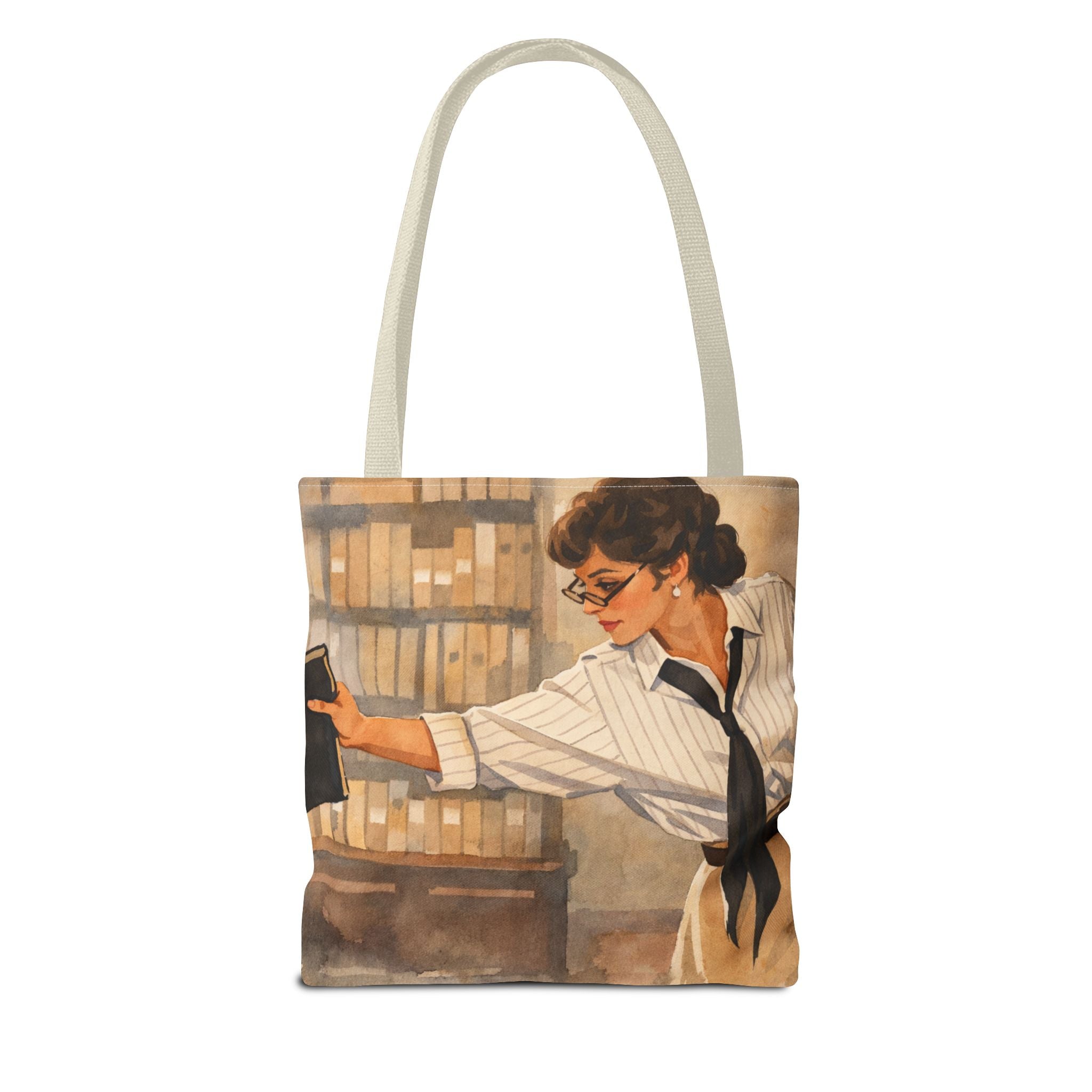 Evelyn Librarian Tote Bag