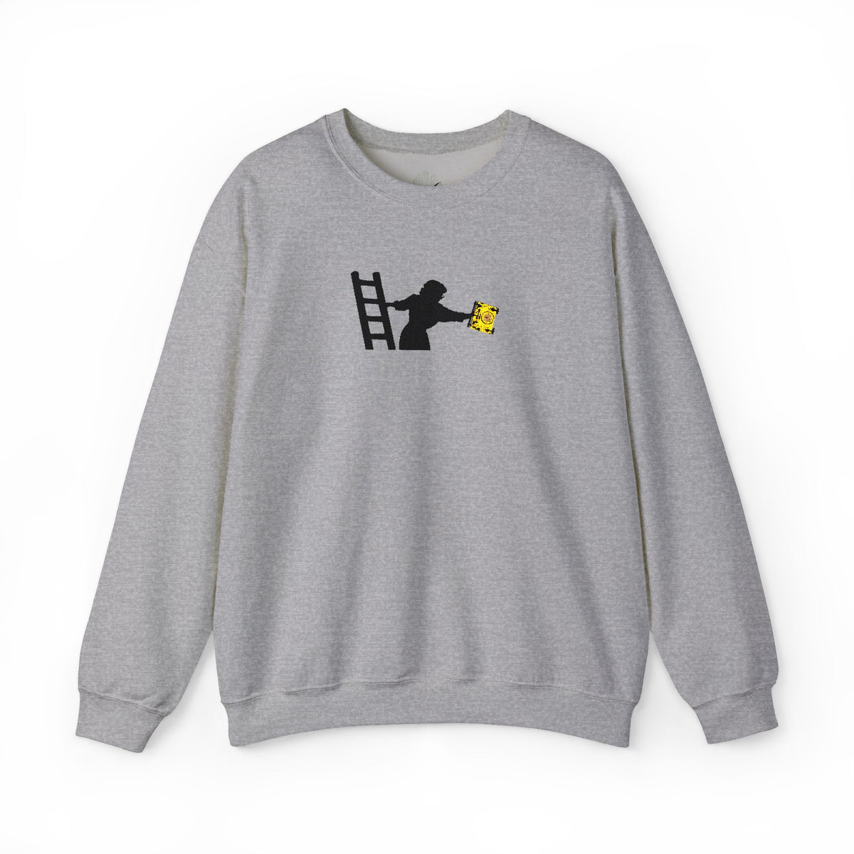 Embroidered Evelyn Librarian Crewneck Sweatshirt