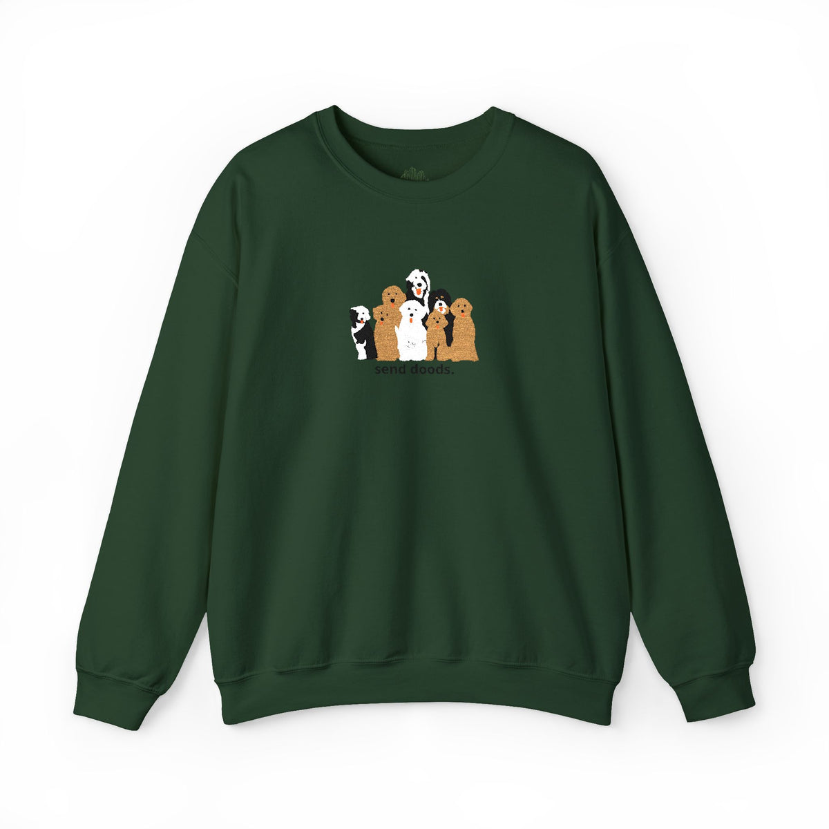 Embroidered Send Doods Crewneck Sweatshirt