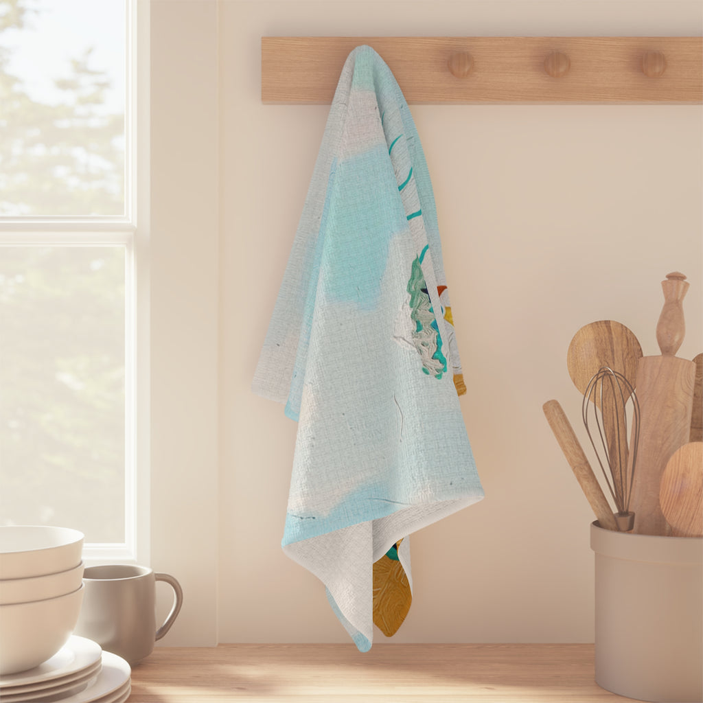 USA Beach Tea Towel