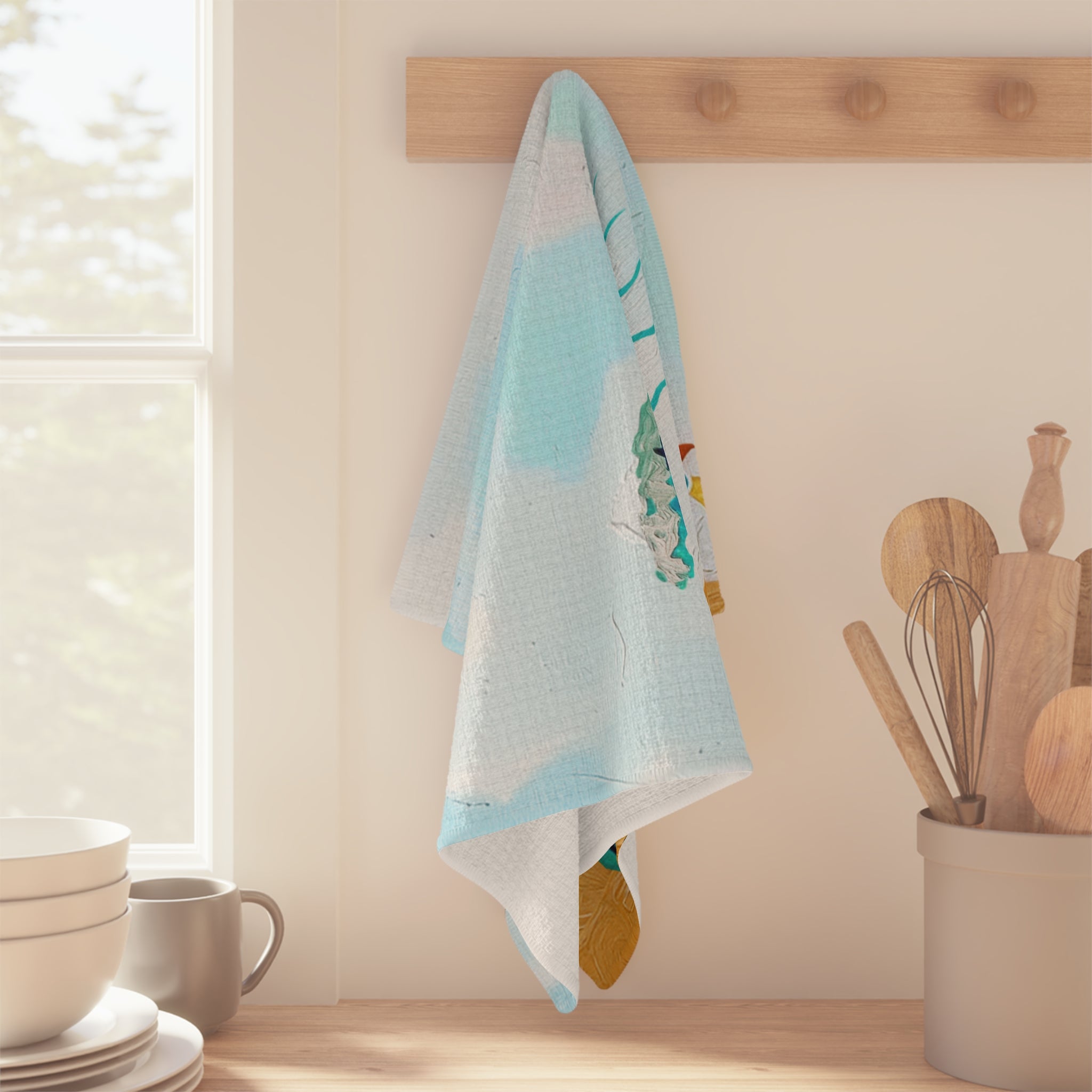 USA Beach Tea Towel