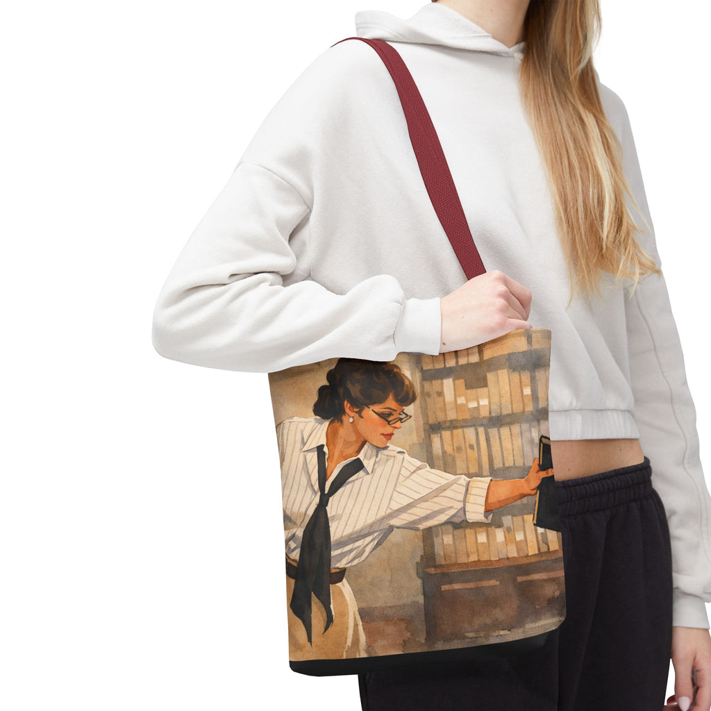 Evelyn Librarian Tote Bag