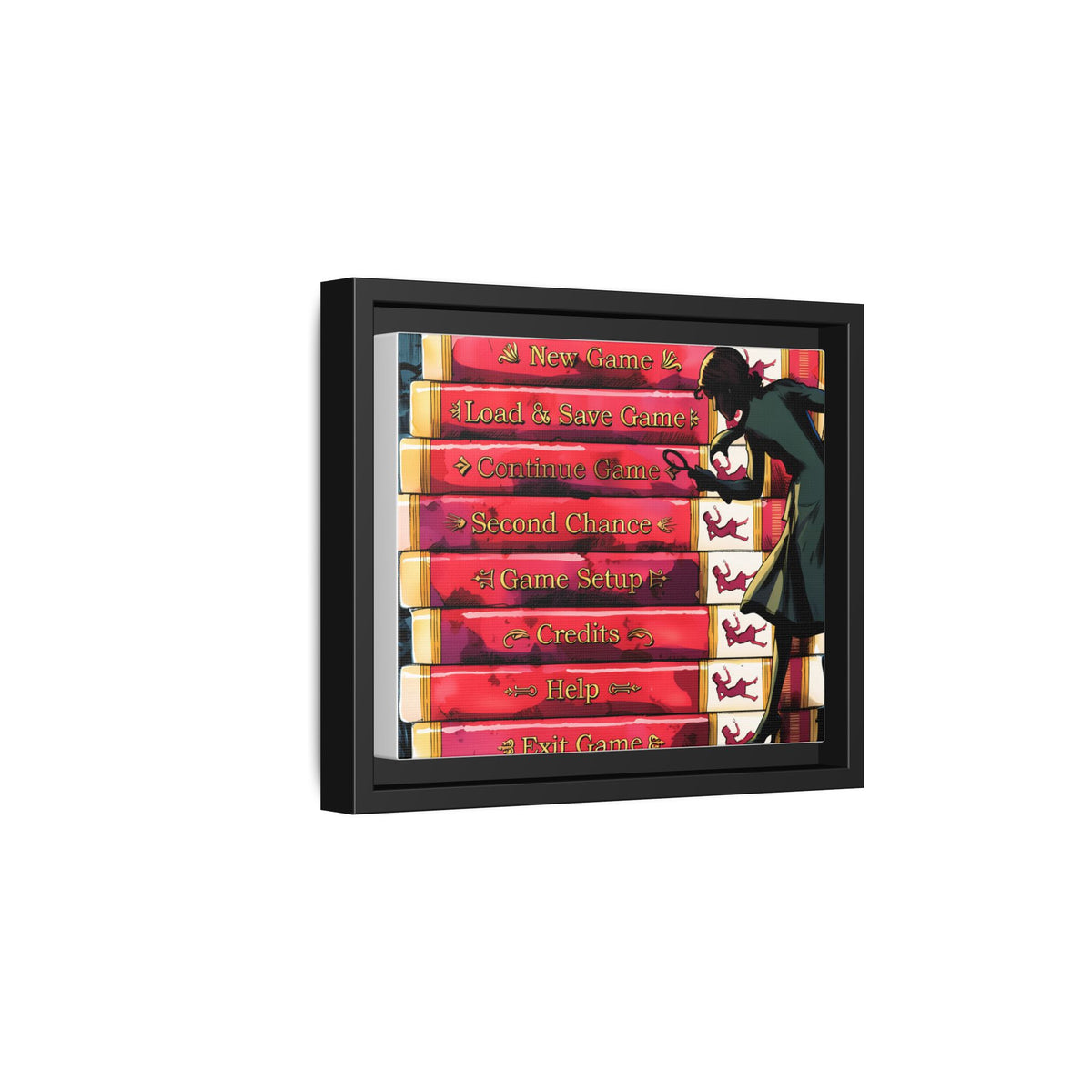 Detective Framed Canvas