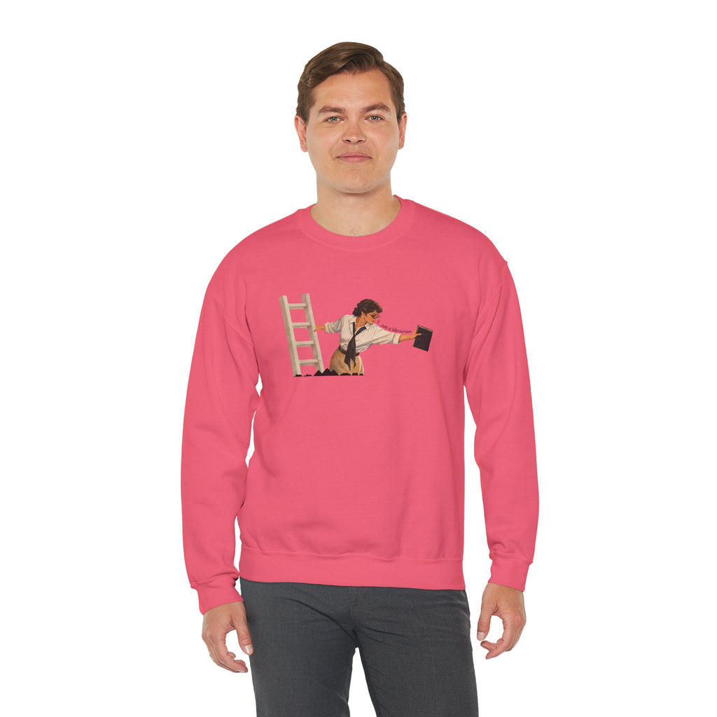 Vintage Evelyn Librarian Crewneck Sweatshirt