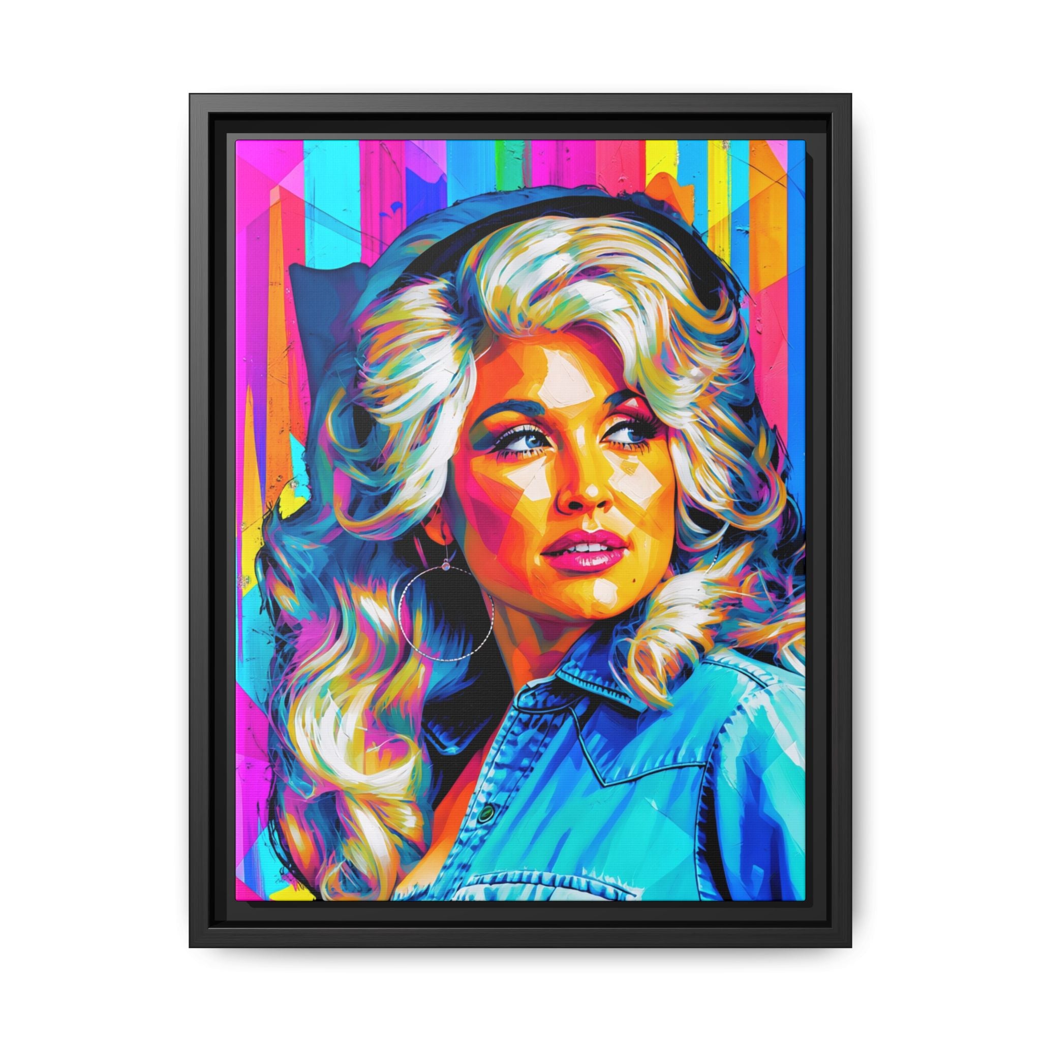 Queen of Country Framed Canvas