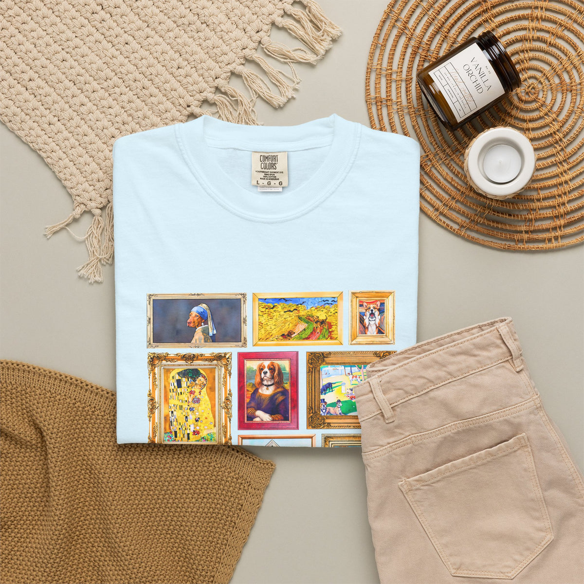 Dog Art Gallery Tee