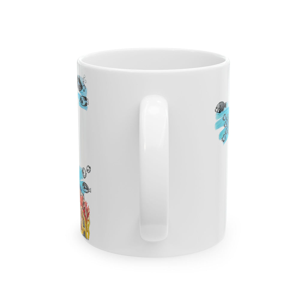Under The Sea Doodle Coffee Mug