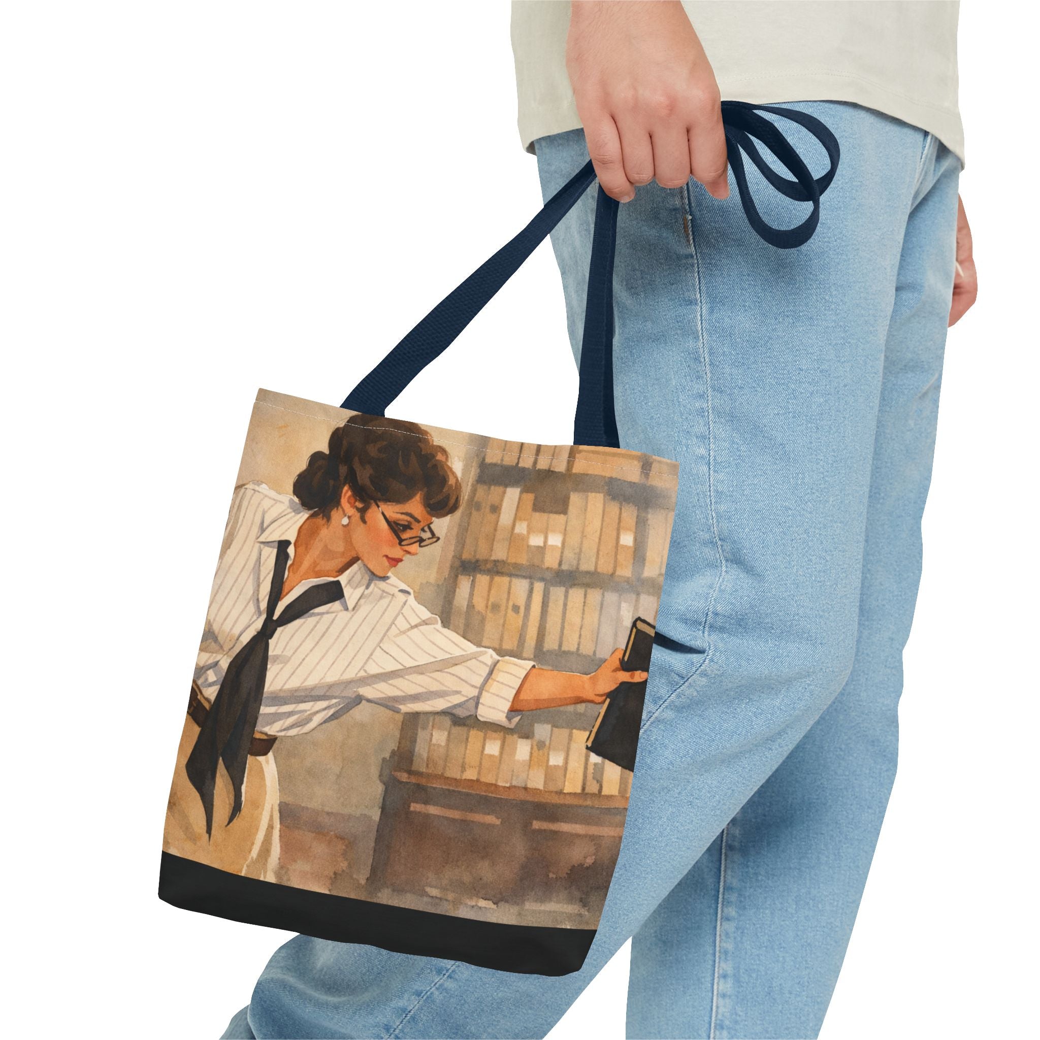 Evelyn Librarian Tote Bag