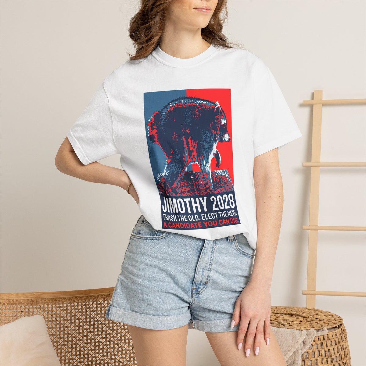 Jimothy 2028 Campaign Poster Tee