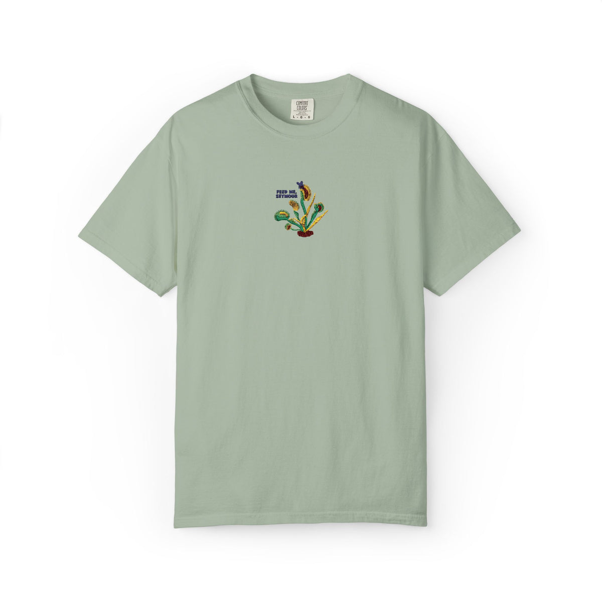 Feed Me Seymour Embroidered Tee
