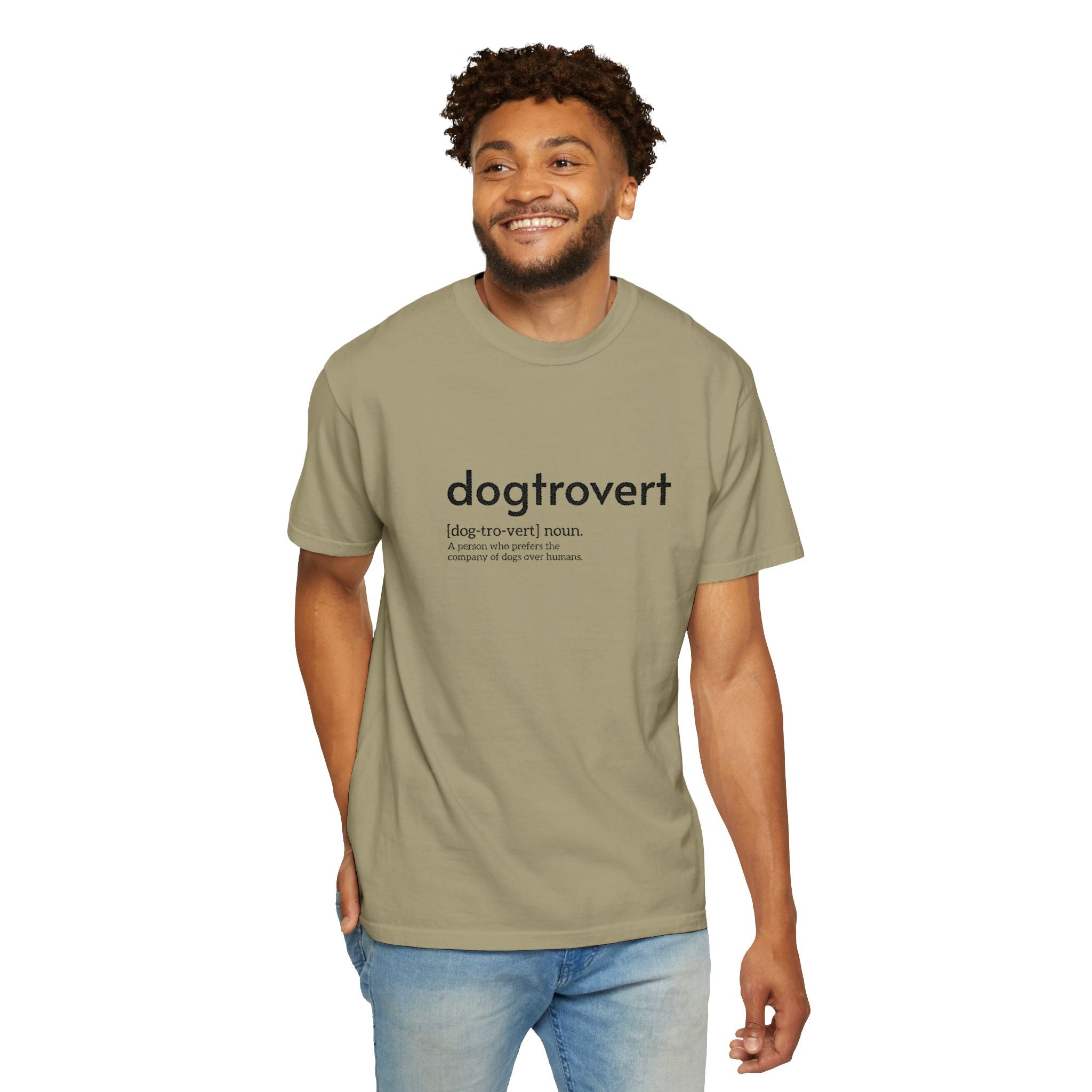 Dog-tro-vert Embroidered T-Shirt