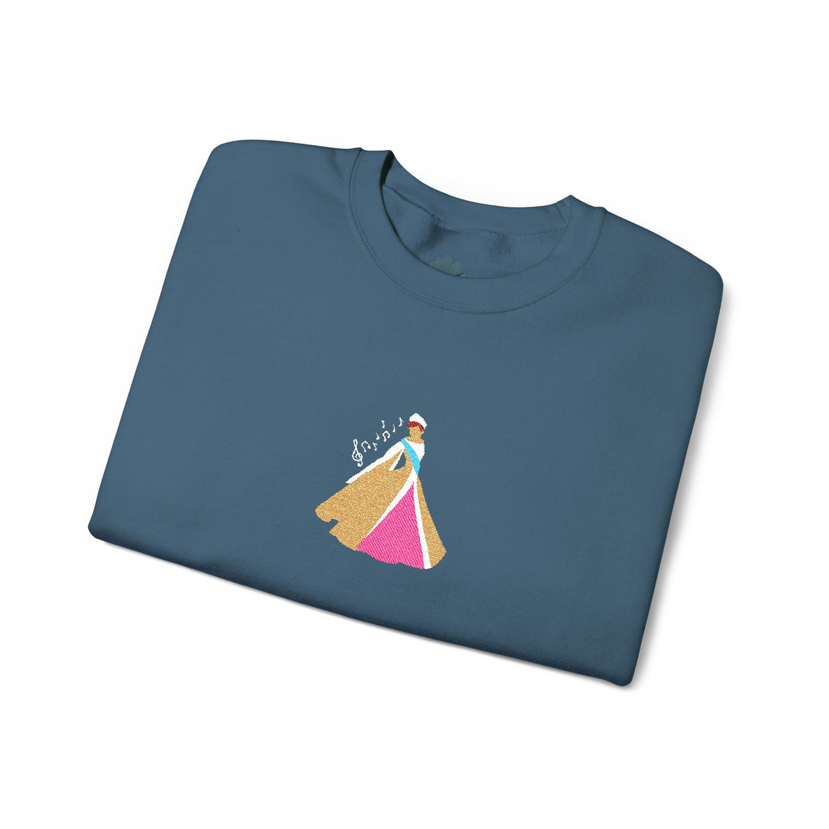 Embroidered Princess Crewneck Sweatshirt