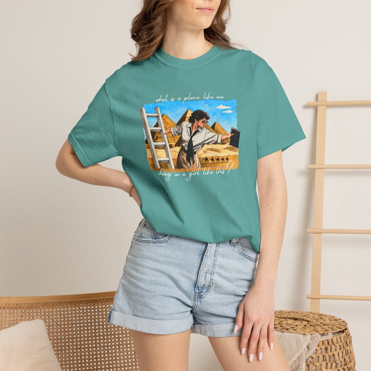 Evelyn Librarian Tee