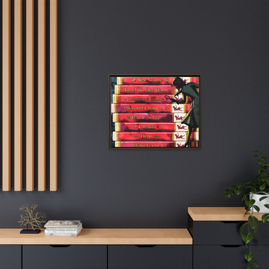 Detective Framed Canvas