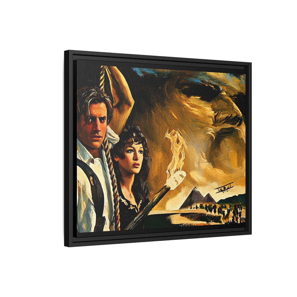 Rick & Evelyn Framed Canvas