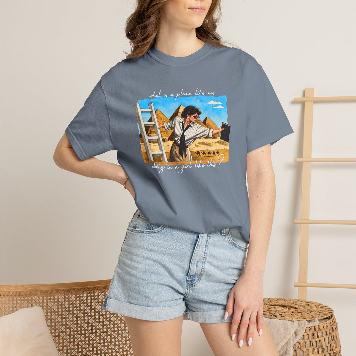 Evelyn Librarian Tee