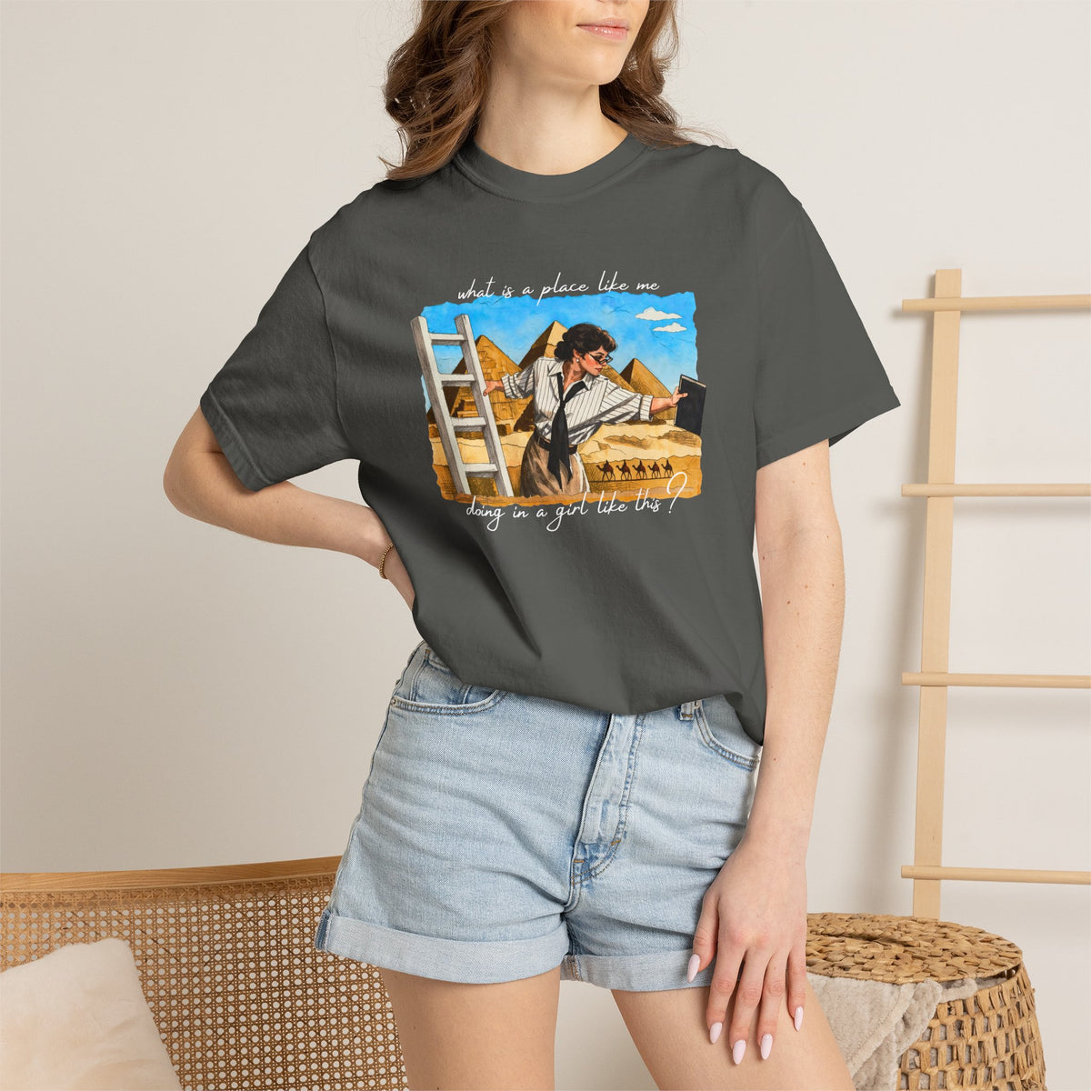 Evelyn Librarian Tee
