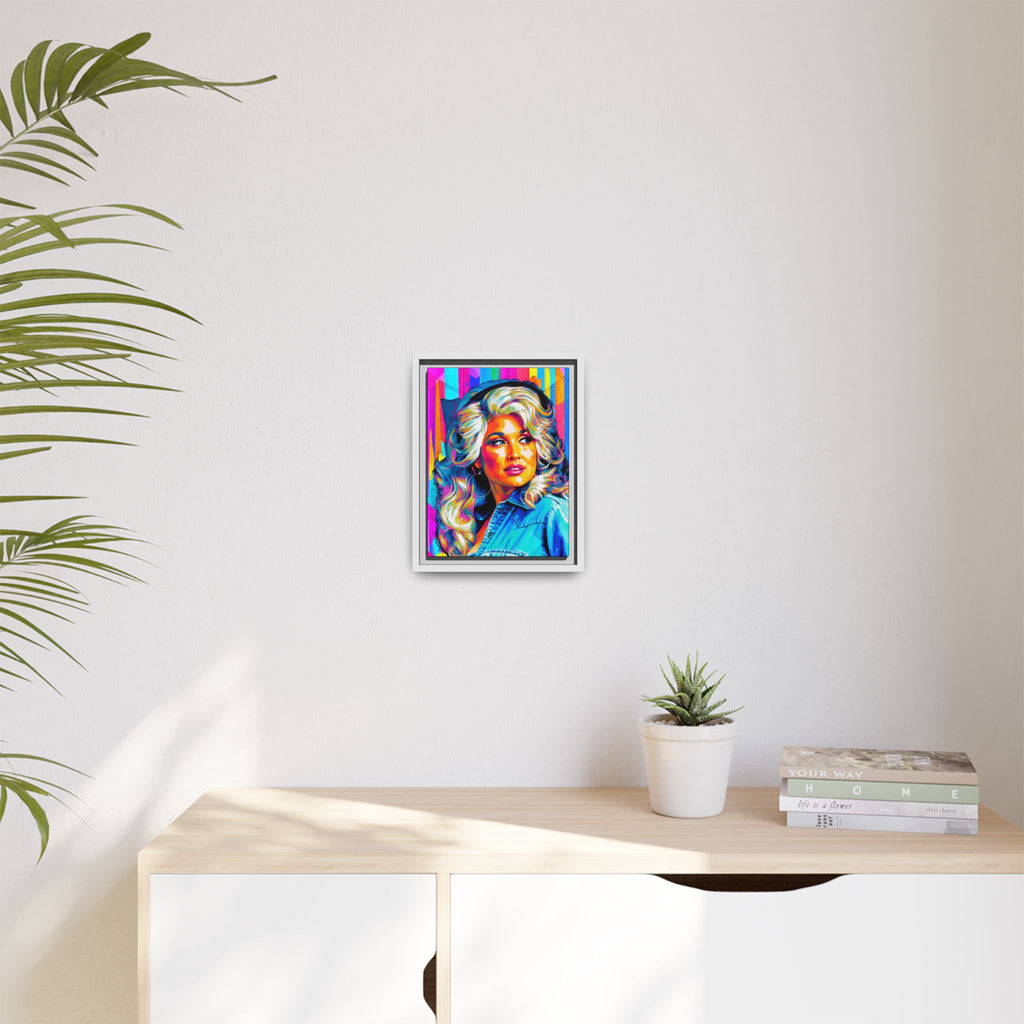 Queen of Country Framed Canvas