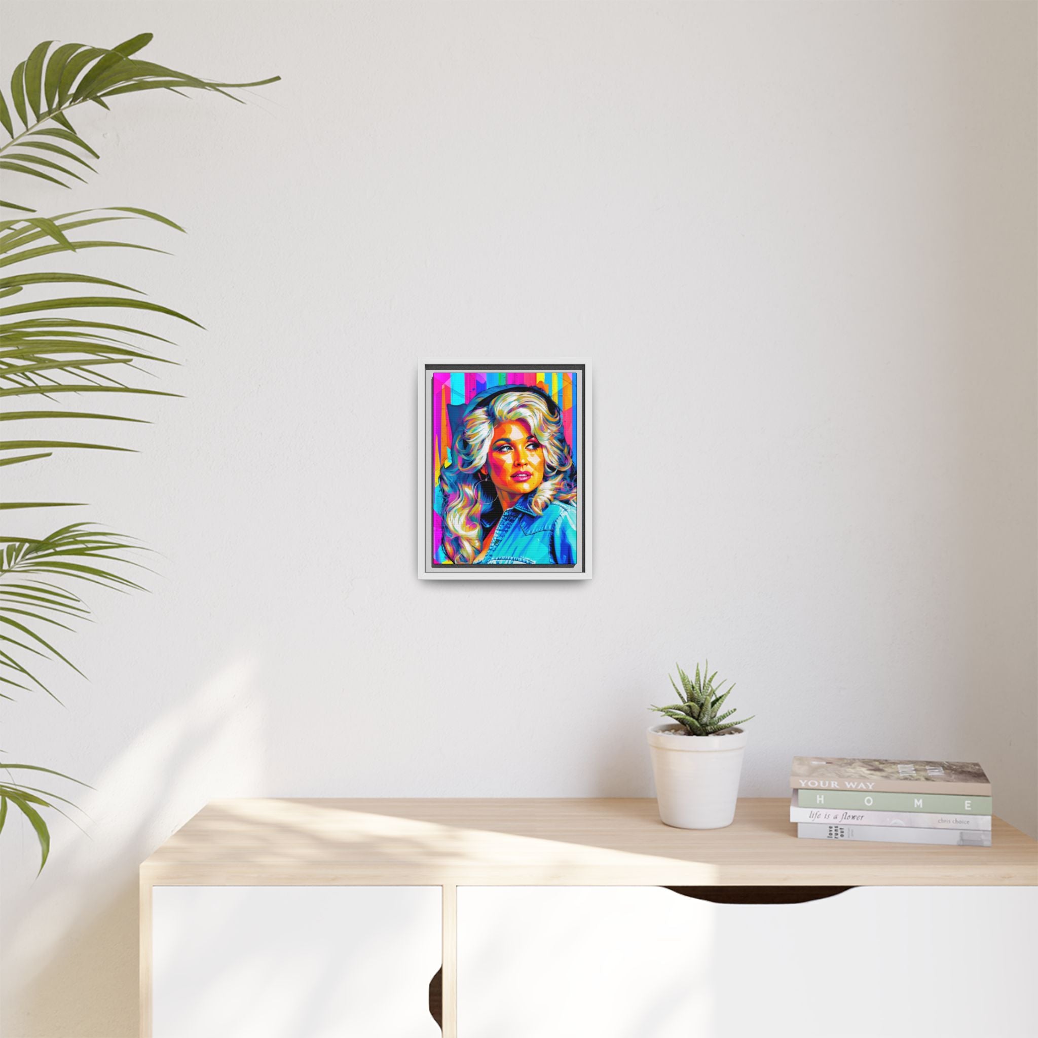 Queen of Country Framed Canvas
