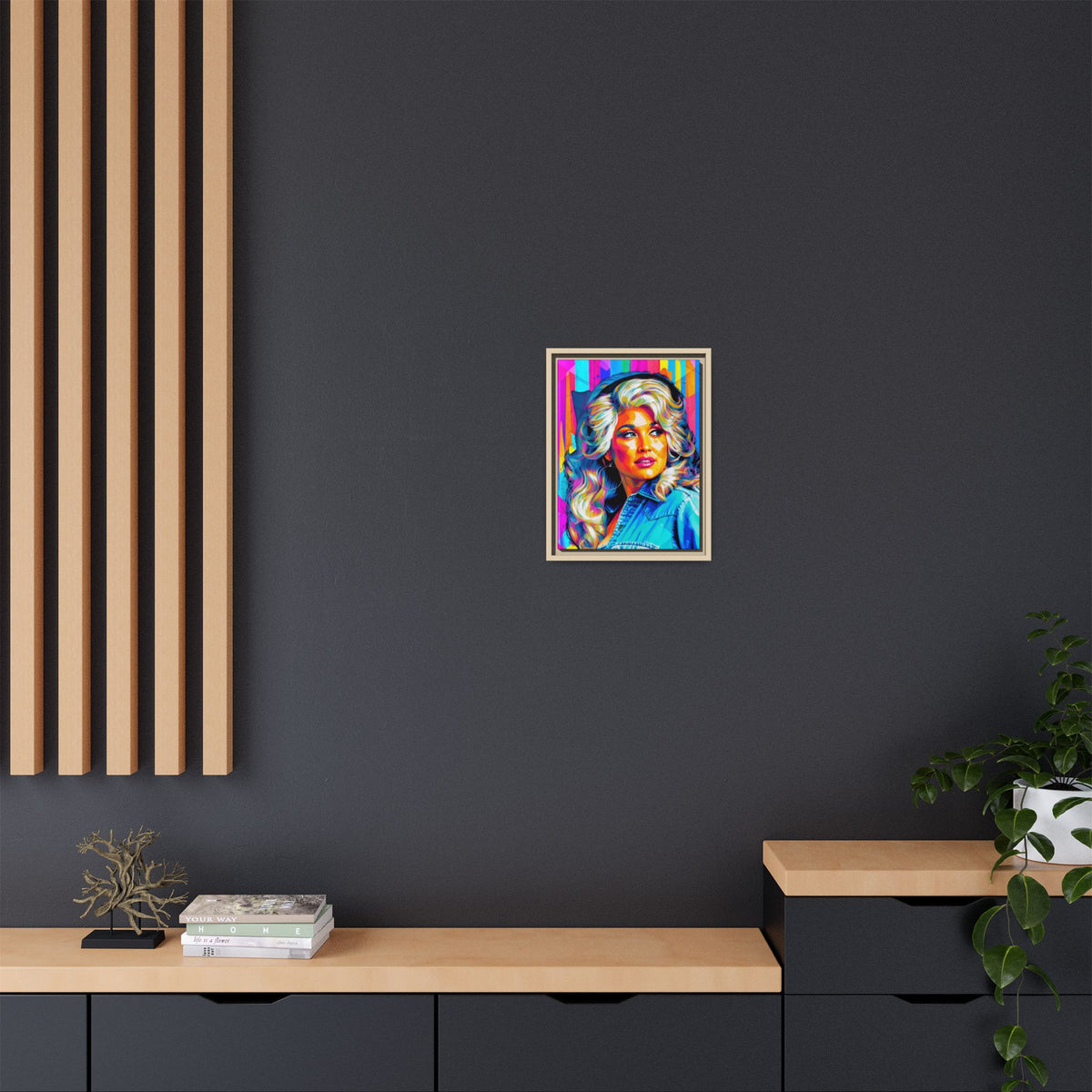Queen of Country Framed Canvas