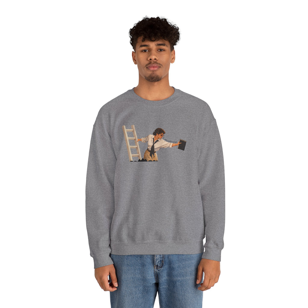 Vintage Evelyn Librarian Crewneck Sweatshirt