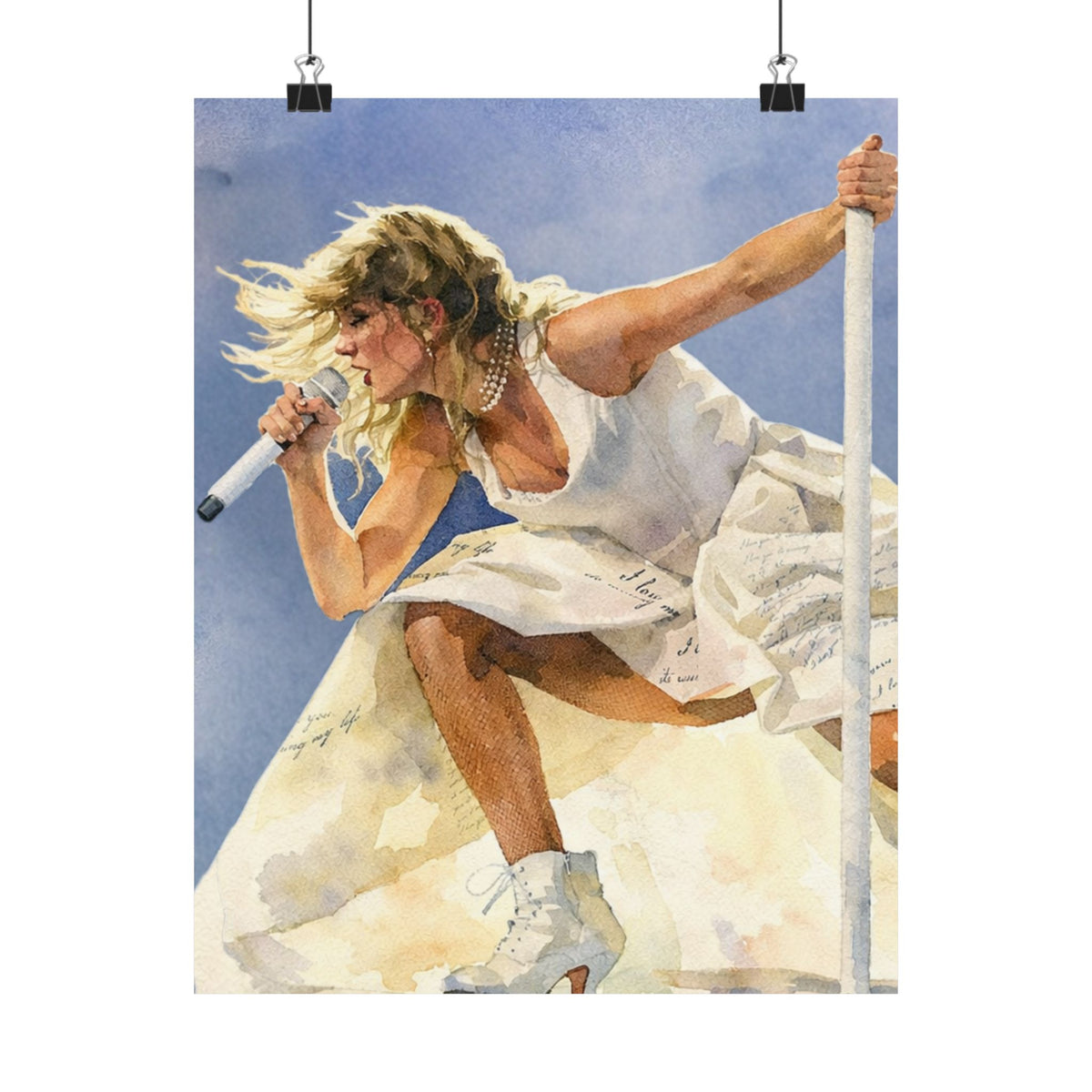 Music Lover Poet Art Print