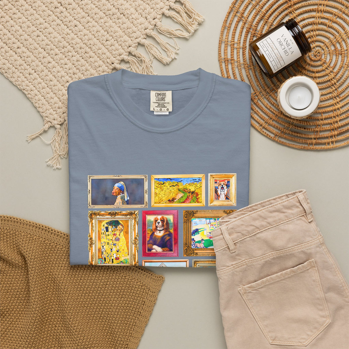 Dog Art Gallery Tee