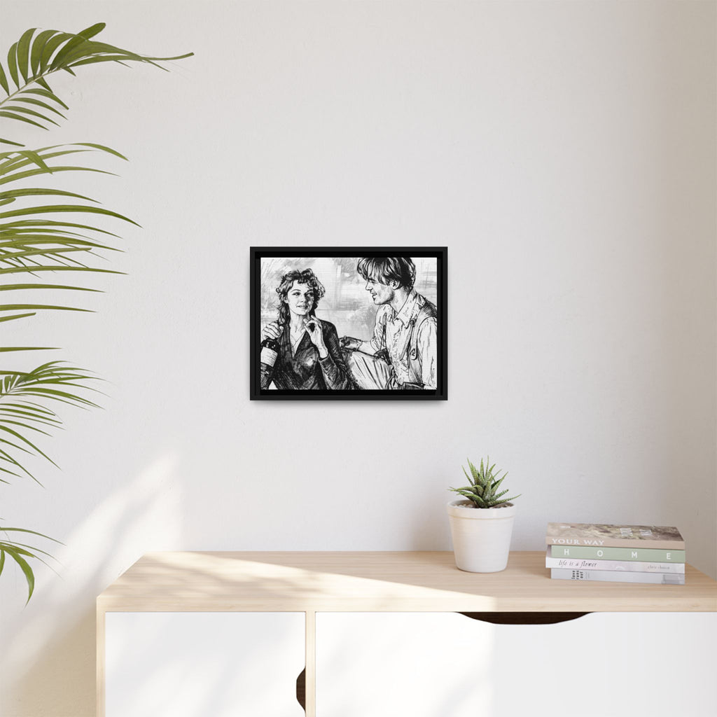 Rick & Evelyn Framed Canvas