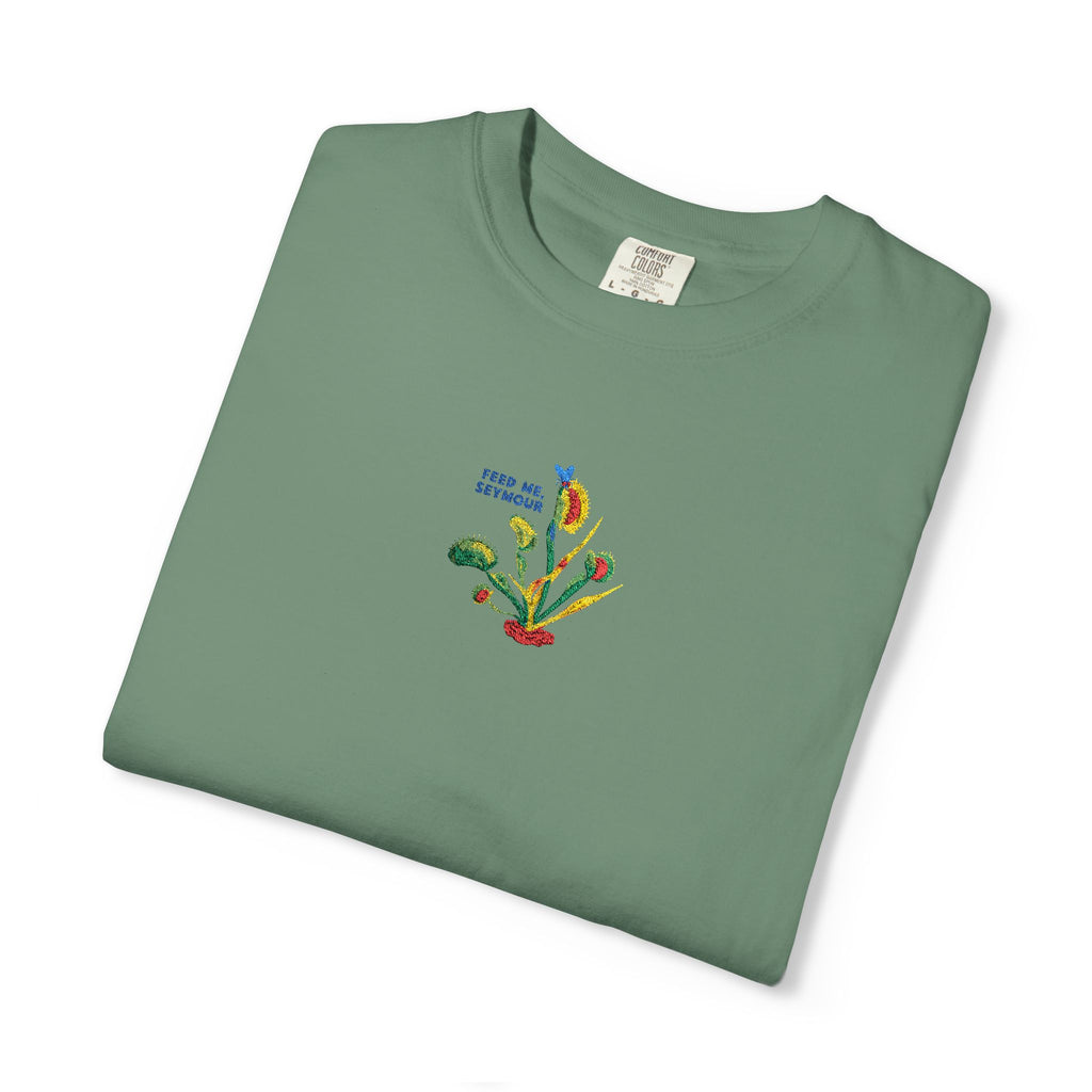 Feed Me Seymour Embroidered Tee