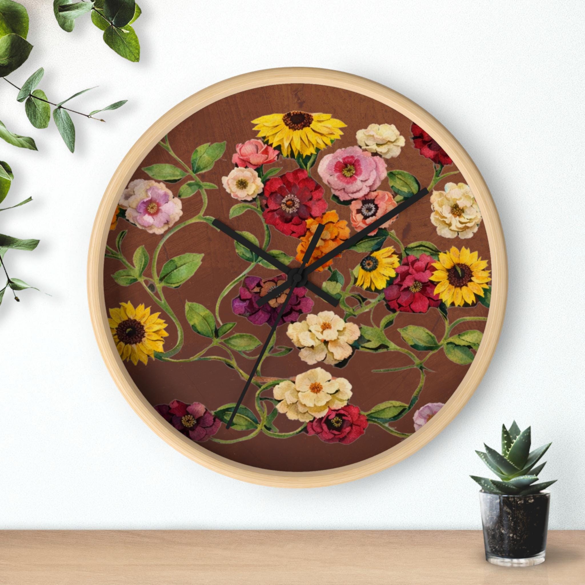 TS Lover Era Floral Wall Clock