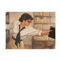 The Mummy 1999: Evelyn Librarian Classic Stretched Canvas