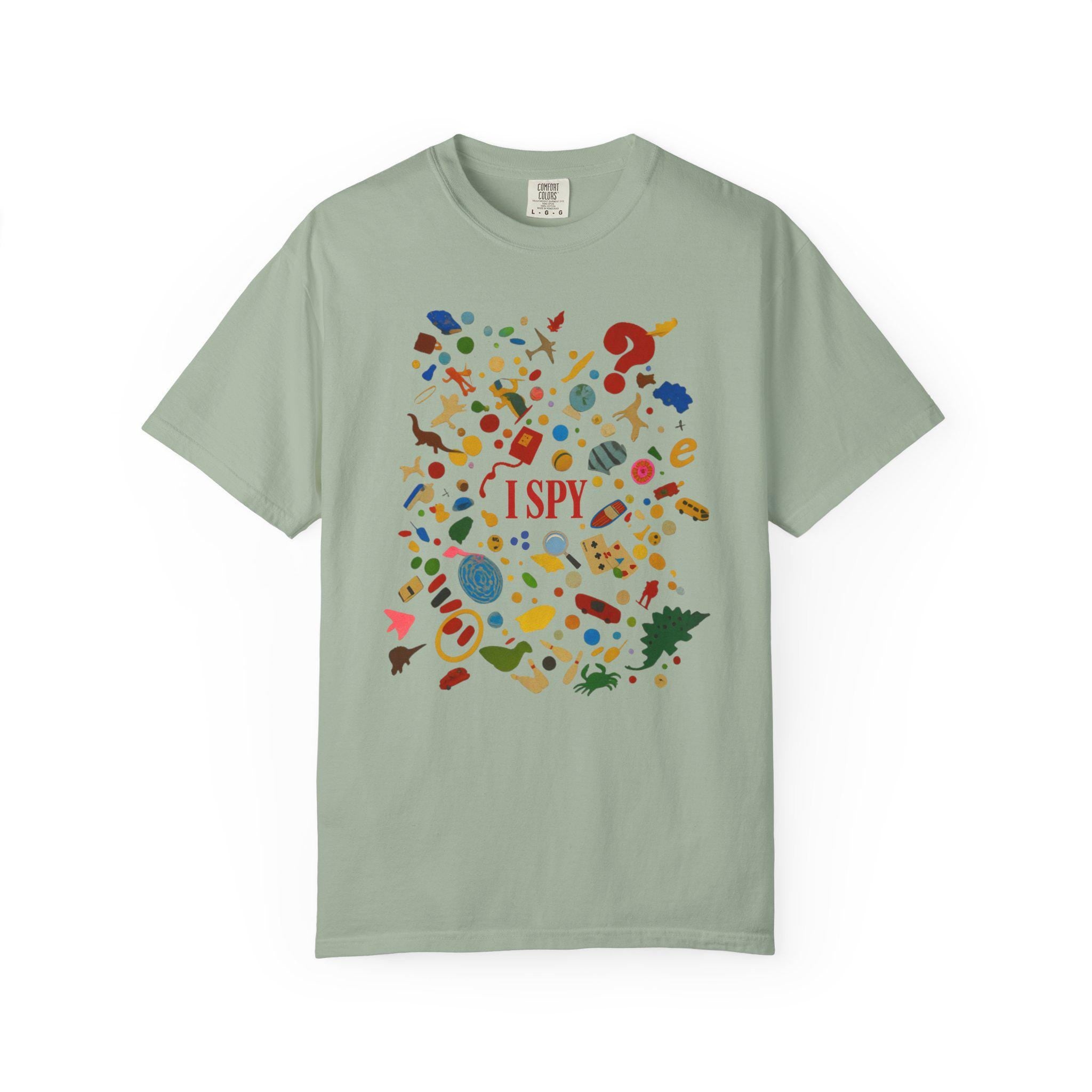 I Spy Puzzle Pattern T-Shirt
